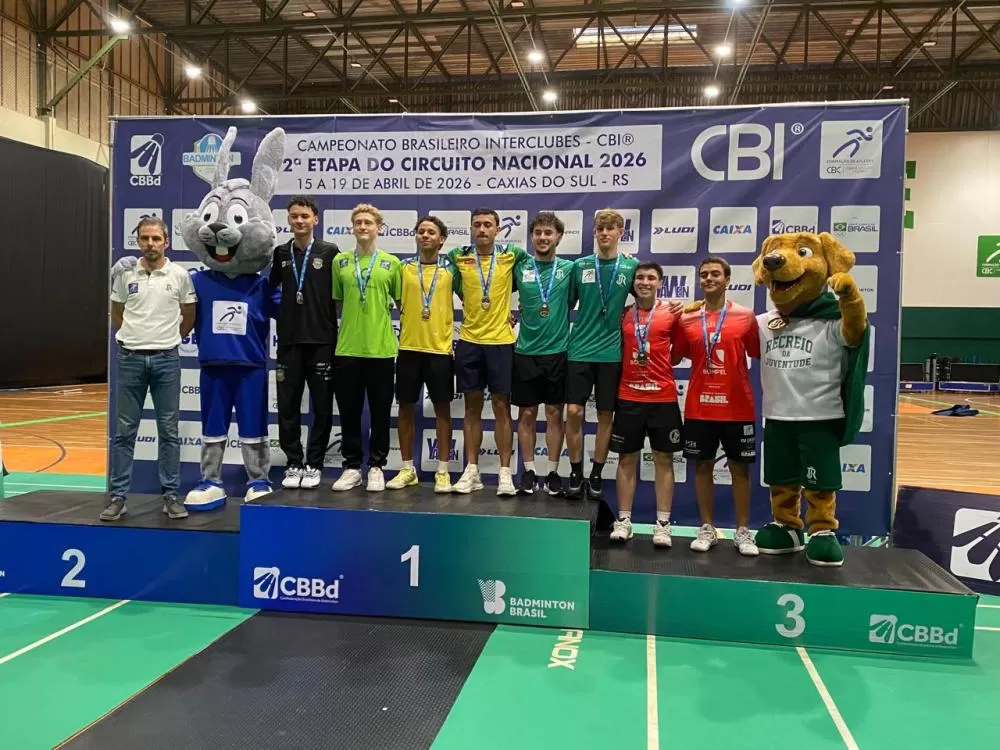 Delegação de Marechal Cândido Rondon conquista série de medalhas no Circuito Nacional de Badminton em Caxias do Sul. (Foto: Divulgação)