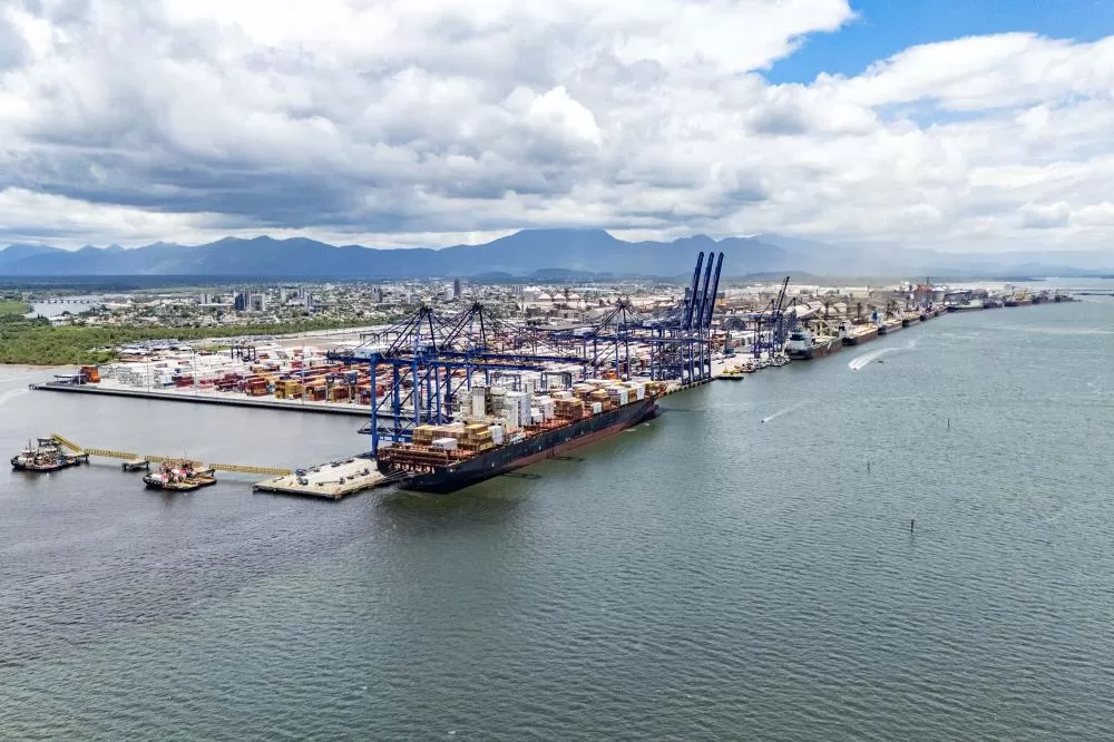 Cadeia produtiva do Oeste do Paraná impulsiona exportações de frango pelo Porto de Paranaguá. (Foto: Claudio Neves/Portos do Paraná)