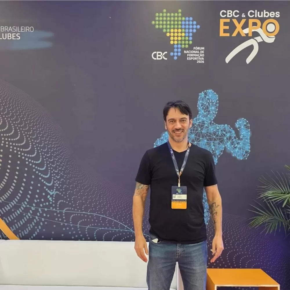 Presidente Oldemar Mazzardo representou a Associação Rondonense de Badminton no Fórum Nacional de Formação Esportiva 2026 e na CBC & Clubes EXPO, em Campinas. (Foto: Arquivo Pessoal)