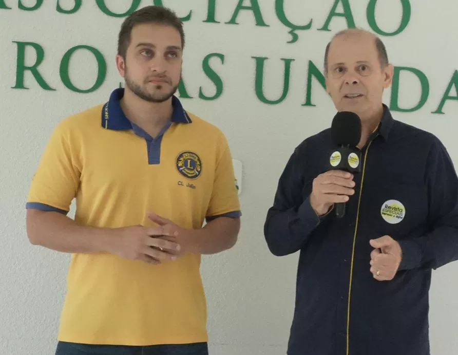 Presidente do Lions Club Marechal Cândido Rondon, Jullian Stülp, destaca o vínculo histórico da entidade com a Associação Lar Rosas Unidas.
