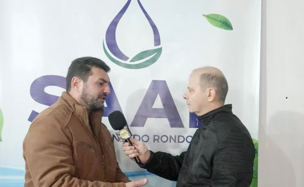 Prefeito Adriano Backes destacou os 60 anos do SAAE, a nova logomarca da autarquia e os desafios para ampliar saneamento, abastecimento e preservação ambiental em Marechal Cândido Rondon.