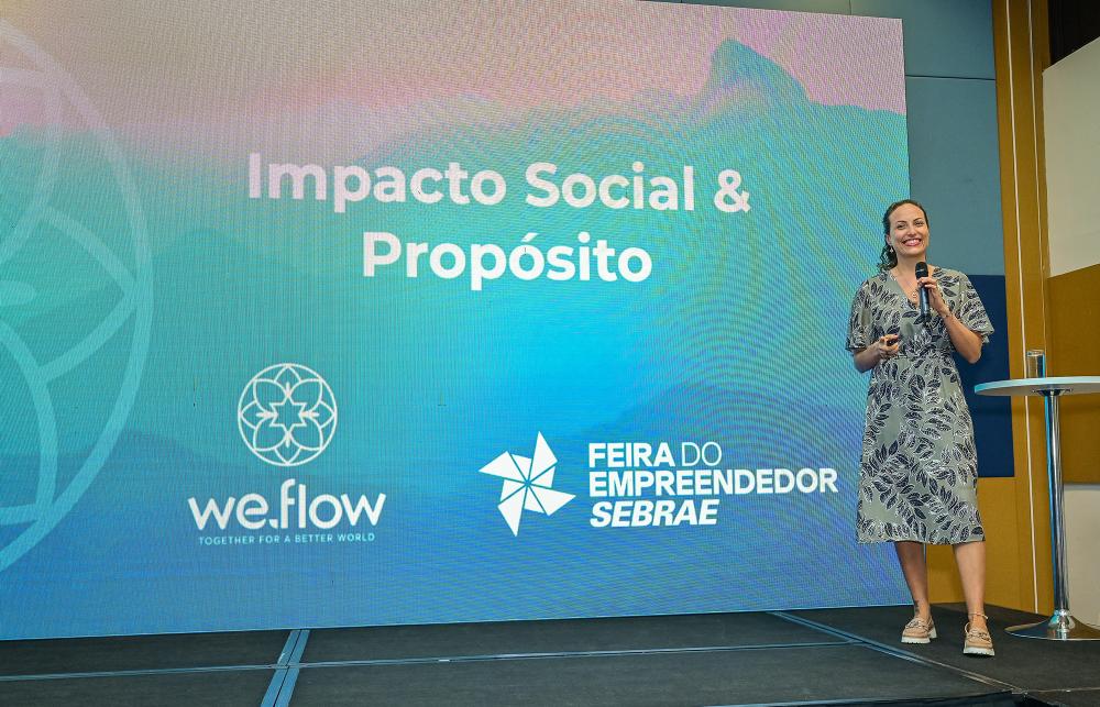 Flávia Feliz destacou como as práticas ESG têm sido importantes para a percepção da nossa interdependência em relação à natureza e ao meio ambiente. Foto: Inove