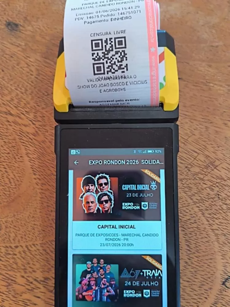 Ingressos solidários para os shows da Expo Rondon 2026 já estão disponíveis