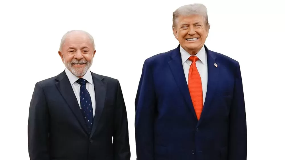 Os presidentes Lula e Trump estiveram reunidos há poucos dias nos EUA. (Foto: Reprodução)