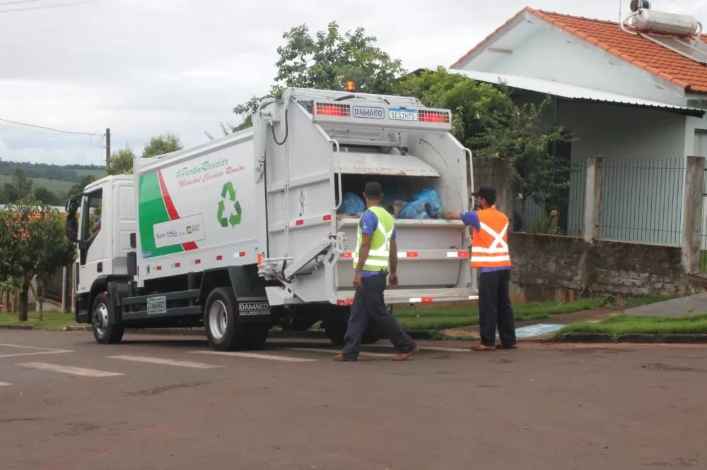Recolha de lixo orgânico e de materiais recicláveis ocorrerá normalmente no feriado de Corpus Christi em Marechal Cândido Rondon. (Foto: Reprodução)
