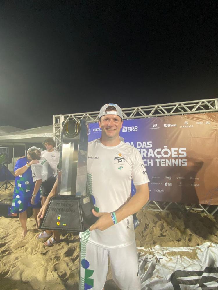 Damiano André Geran é engenheiro civil, empresário e desportista. Foto: Arquivo Pessoal