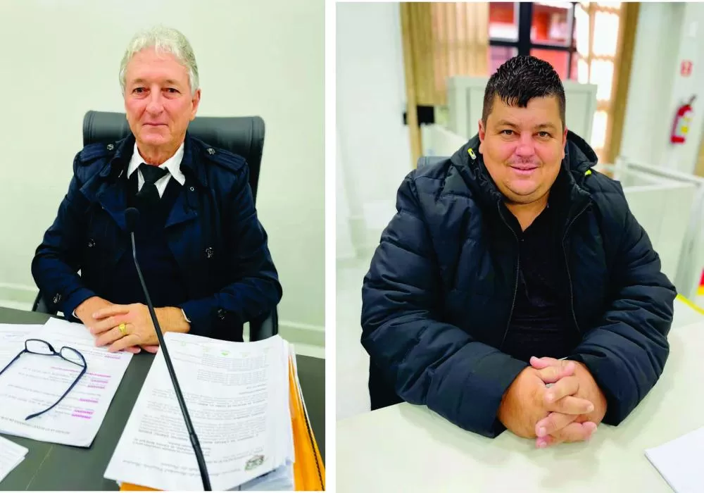 Valdirzinho e Marciel Escher sugeriram obras para melhorar a mobilidade e a segurança no distrito de Margarida (Fotos: Cristiano Viteck)