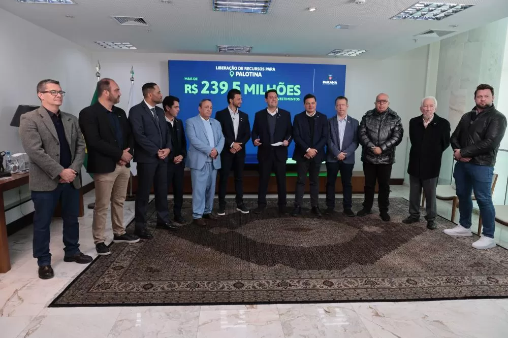 Palotina concentra R$ 239,5 milhões e lidera pacote estadual para 11 municípios anunciados hoje
