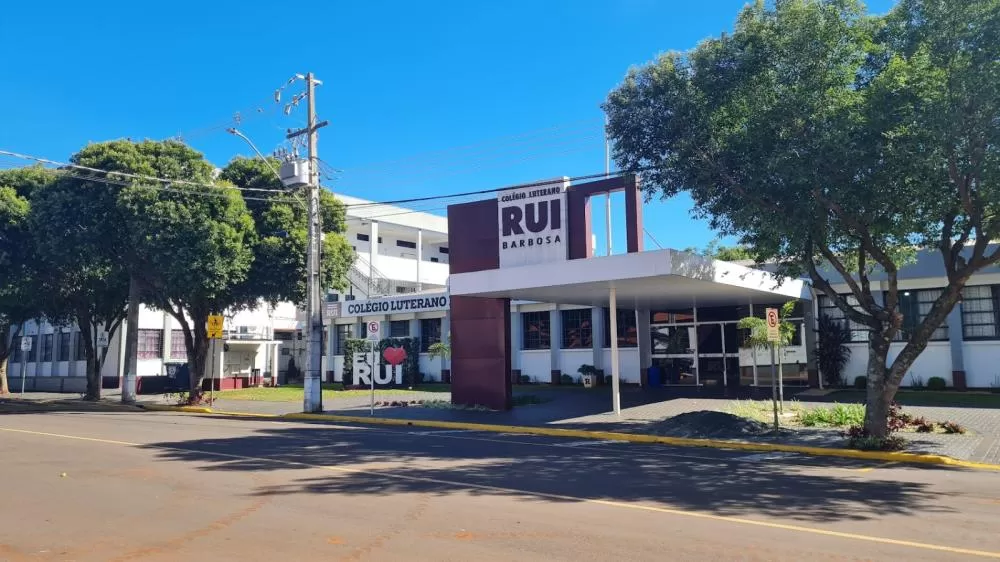 Colégio Luterano Rui Barbosa celebra 71 anos de fundação em Marechal Cândido Rondon, com atuação do Berçário ao Ensino Médio. (Foto: Divulgação)
