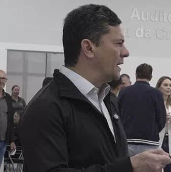Sergio Moro foi confirmado pelo PL como candidato ao Governo do Paraná nas eleições de 2026 (Foto: João Livi)