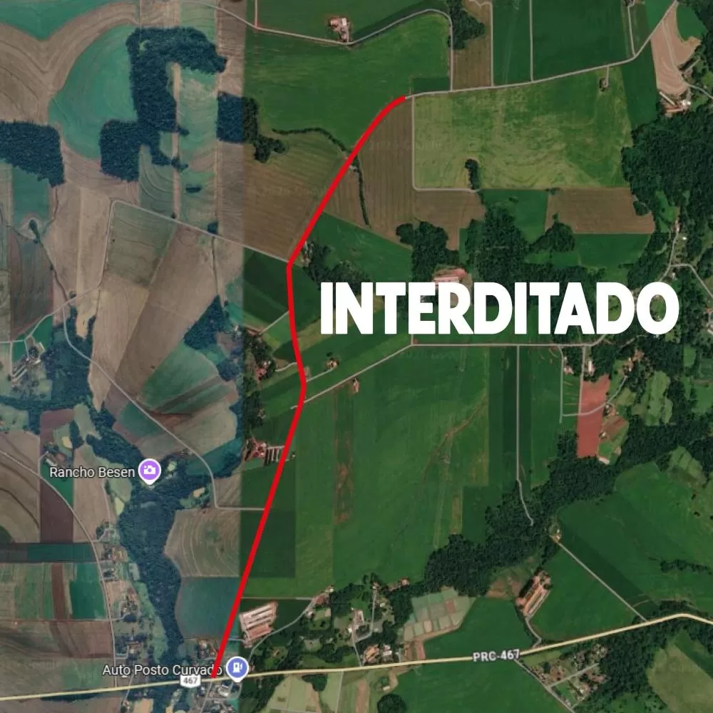 Trecho entre Curvado e Novo Horizonte será interditado para execução de obra de recape asfáltico sobre pedras irregulares. (Foto: Divulgação)