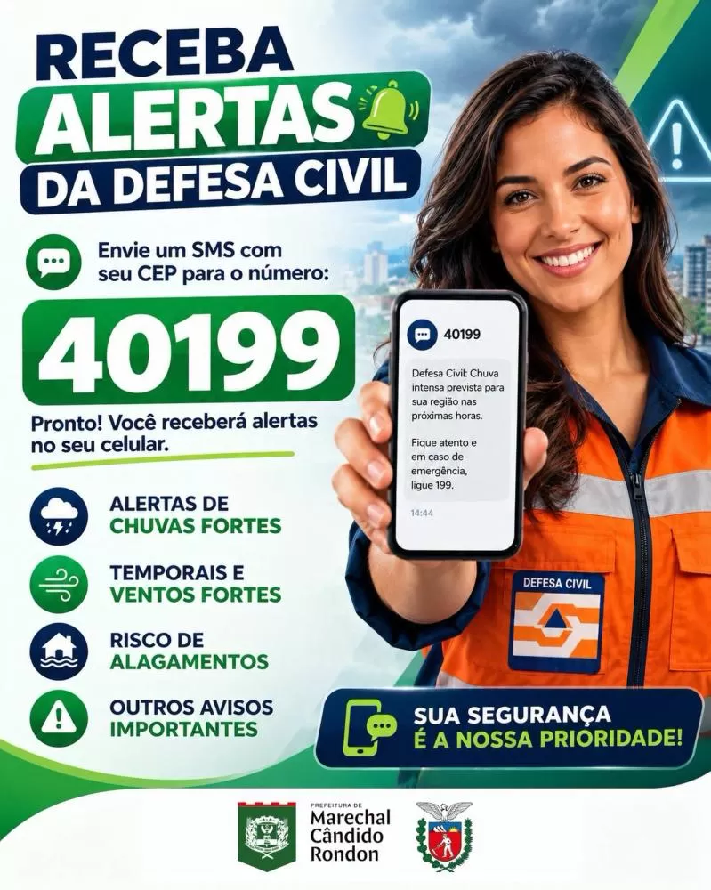 Equipes da Prefeitura e do SAAE reforçam ações preventivas para reduzir os impactos das chuvas intensas previstas para o segundo semestre em Marechal Cândido Rondon. (Imagem: Divulgação)
