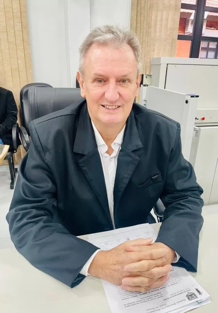 Carlinhos propôs Moção de Aplausos à Igreja Luterana Cristo é Vida e apresentou demandas de infraestrutura e apoio ao meio rural (Foto: Cristiano Viteck)
