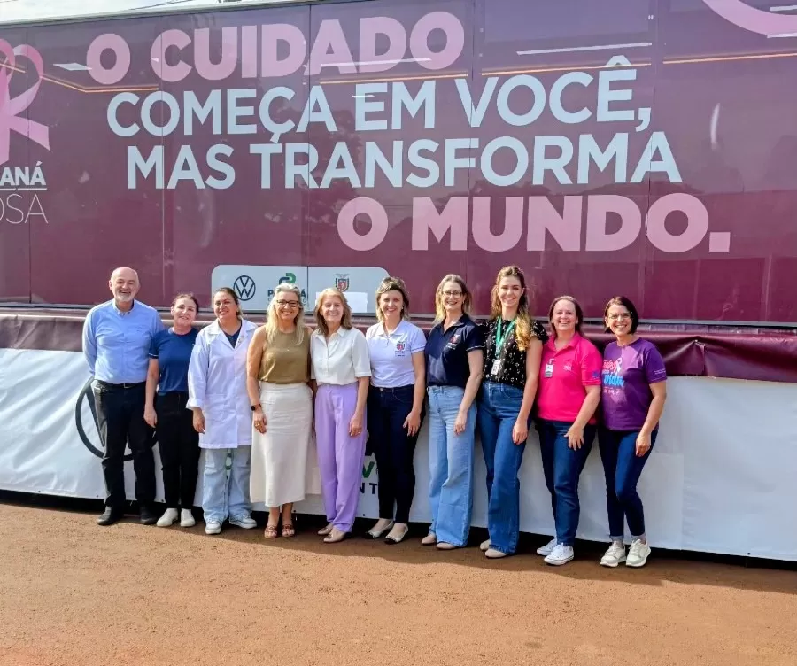 Mulheres de Nova Santa Rosa têm acesso a diferentes exames durante a passagem da Carreta Saúde da Mulher pelo município. (Foto: Divulgação)