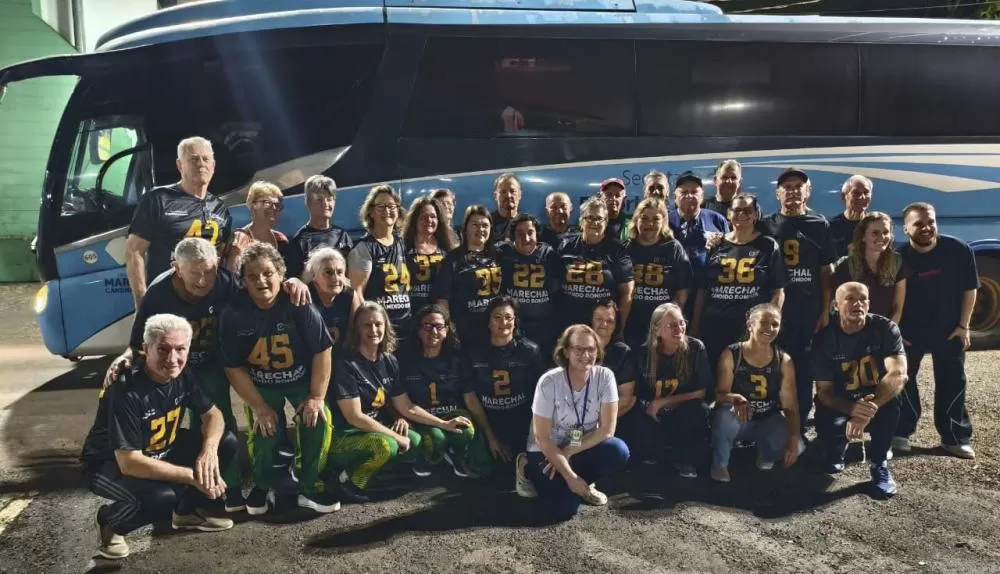 Delegação de Marechal Cândido Rondon conta com 30 atletas na disputa da Série Ouro dos Jogos da Integração dos Idosos, em Guaratuba. (Foto: Divulgação)