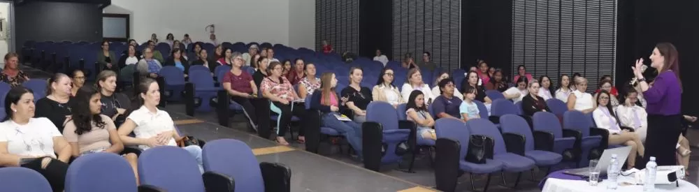 O protagonismo feminino foi o destaque do encontro do Agosto Lilás em Pato Bragado. (Foto: Divulgação)