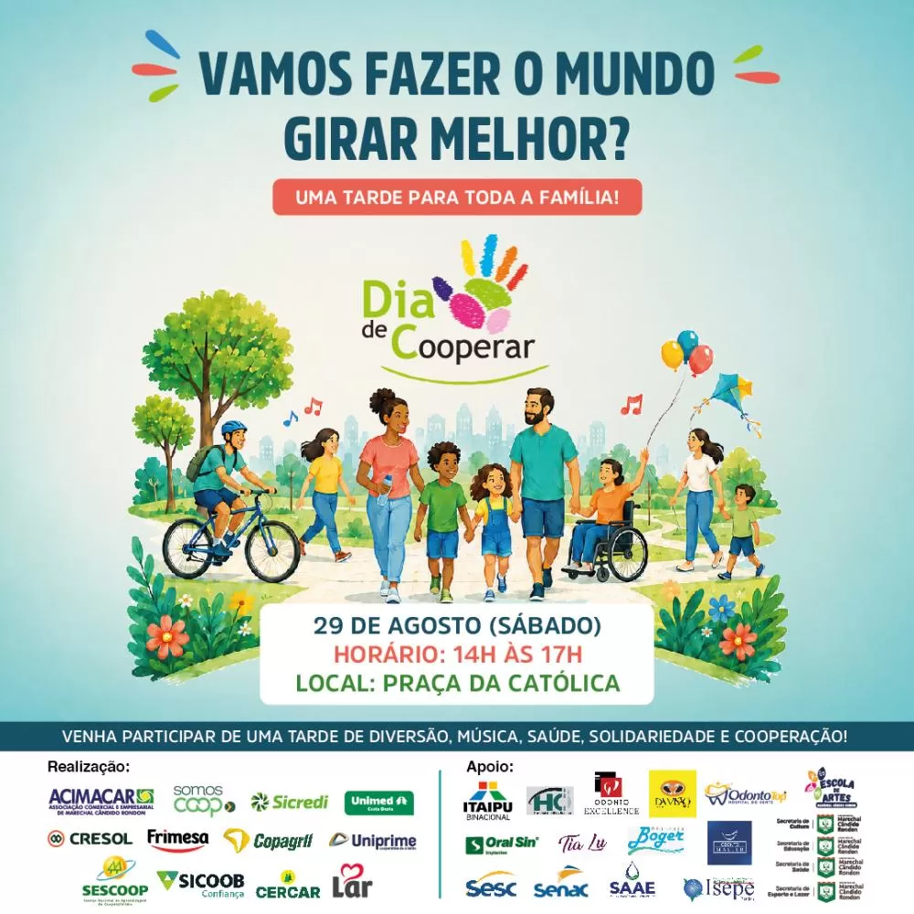 Dia C mobiliza Marechal Rondon com ações de solidariedade e lazer