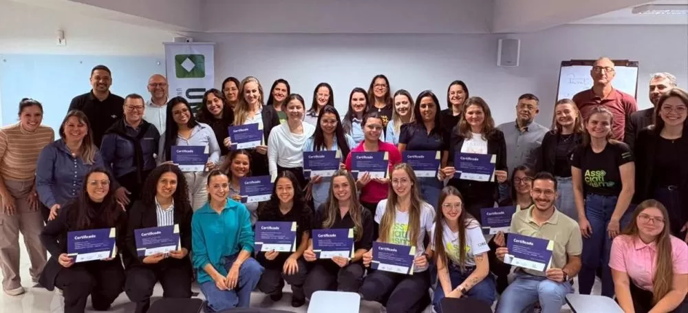 Jornada ESG reuniu 32 executivos de associações comerciais do Oeste do Paraná em quatro módulos voltados à aplicação de práticas ambientais, sociais e de governança. (Fotos: Divulgação)