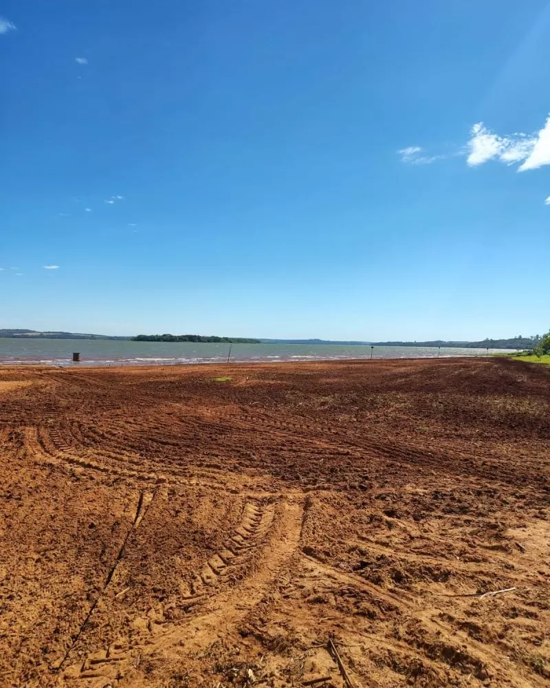 Parque de Lazer e Turismo de Porto Mendes passa por melhorias na estrutura antes do período de maior movimento de visitantes. (Foto: Divulgação)