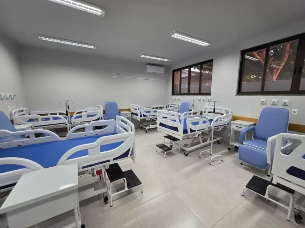 Com a conclusão das obras, o Hospital Municipal Cruzatti passou de 23 para 42 leitos, ampliando em mais de 80% sua capacidade de internação. (Foto: Divulgação)