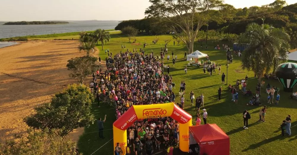 Parque de lazer e turismo de Porto Mendes recebe neste domingo a segunda edição da corrida, com participação prevista de cerca de mil atletas entre adultos e crianças. (Foto: Divulgação)