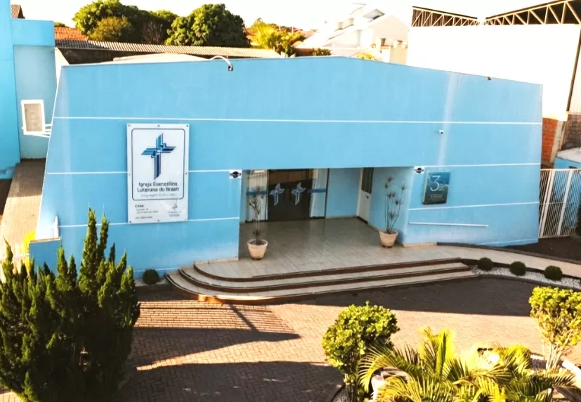 Igreja Luterana Cristo É Vida, localizada no bairro Vila Gaúcha, completa 35 anos de fundação e terá sua trajetória reconhecida pela Câmara Municipal de Marechal Cândido Rondon. (Foto: Divulgação)