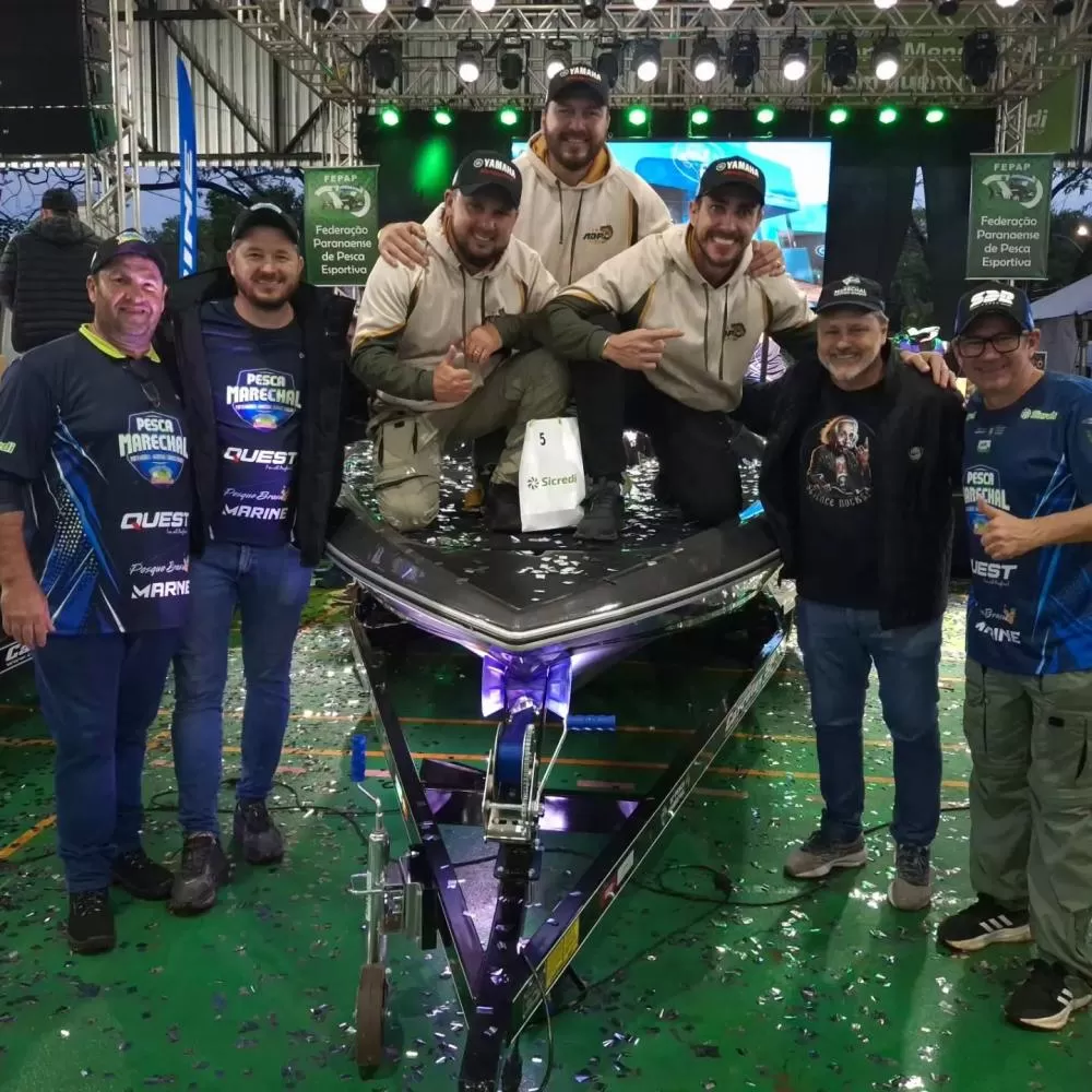 Equipe Vallor Contabilidade conquistou o primeiro lugar geral da 18ª Pesca Marechal e também o prêmio de maior peixe. (Fotos: Divulgação)