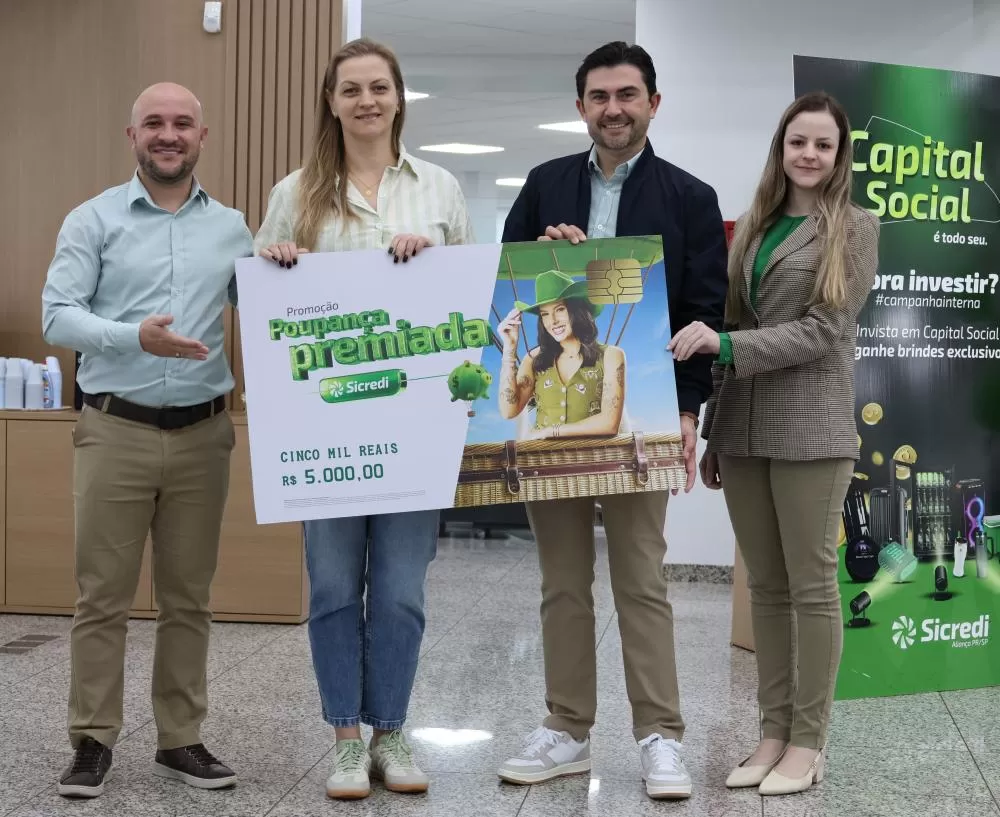 Quanto mais participar, mais chances de ganhar”, disse o Presidente da Sicredi Aliança PR/SP, Fernando Fenner. (foto: Divulgação)