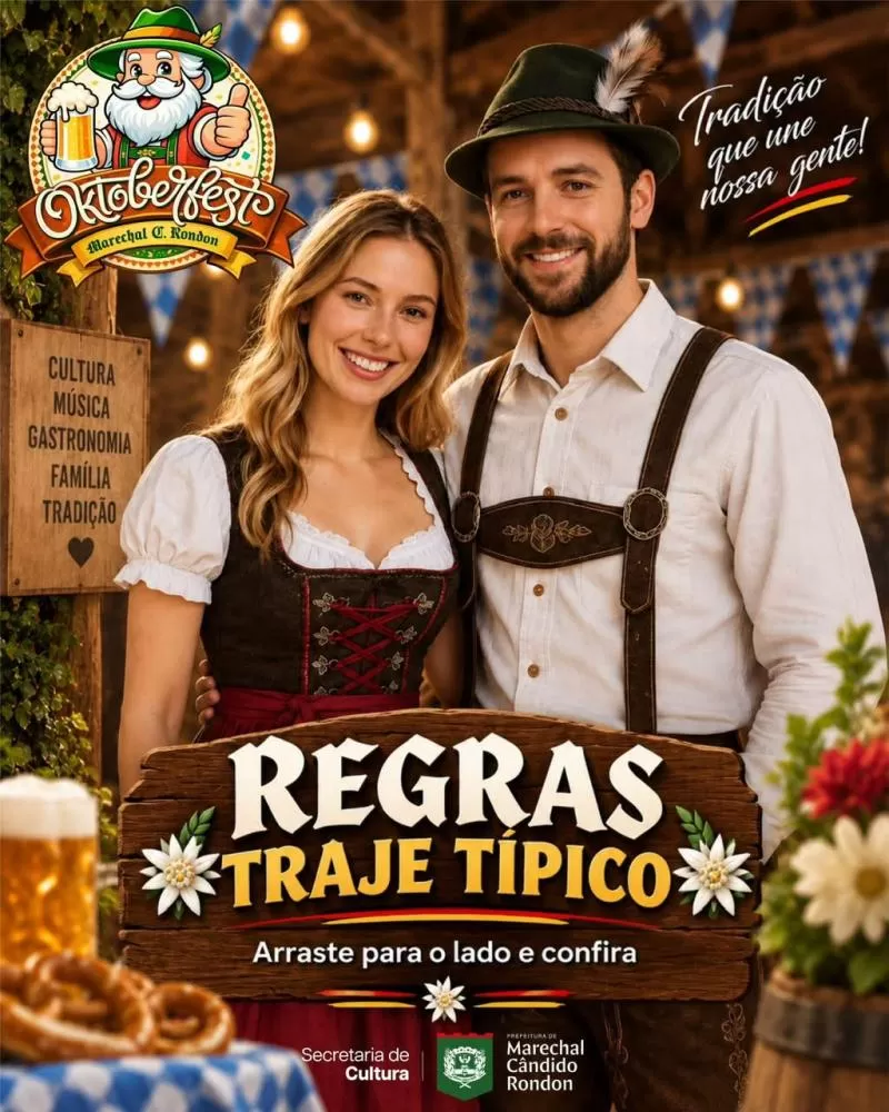 Participantes que comparecerem à 36ª Oktoberfest com trajes típicos germânicos, conforme o regulamento, terão direito à meia-entrada nos dias 23 e 24 de outubro. (Foto: Divulgação)