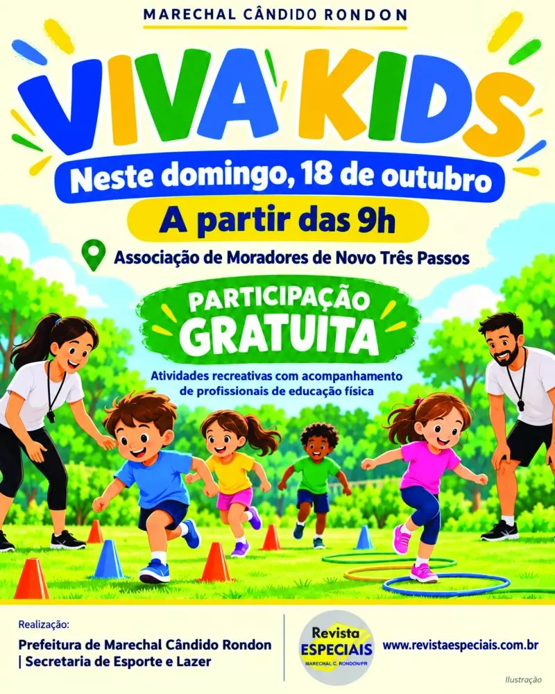 Novo Três Passos recebe Viva Kids gratuito neste domingo