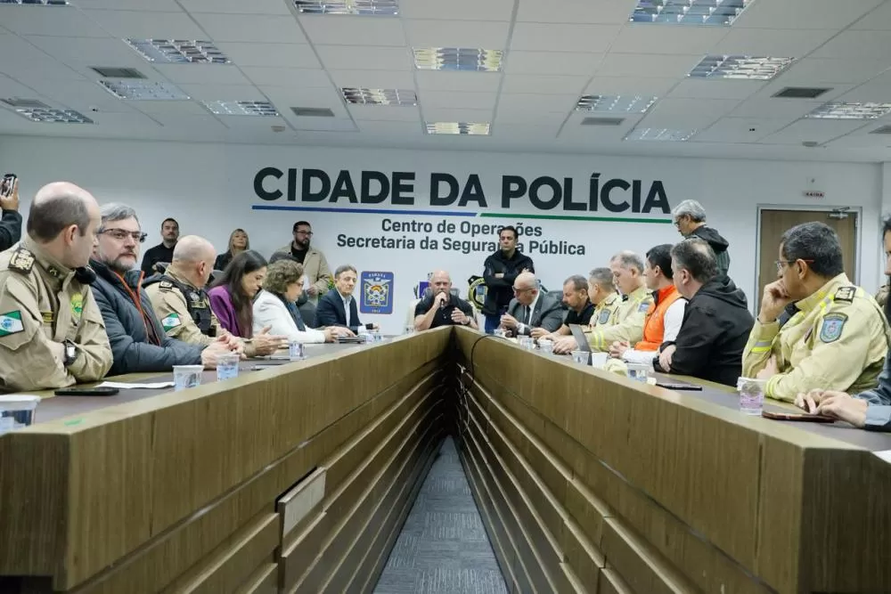 Gabinetes locais reunirão representantes de diferentes instituições para organizar o atendimento aos municípios atingidos por eventos climáticos. (Foto: Paulo Vieira/SESP)