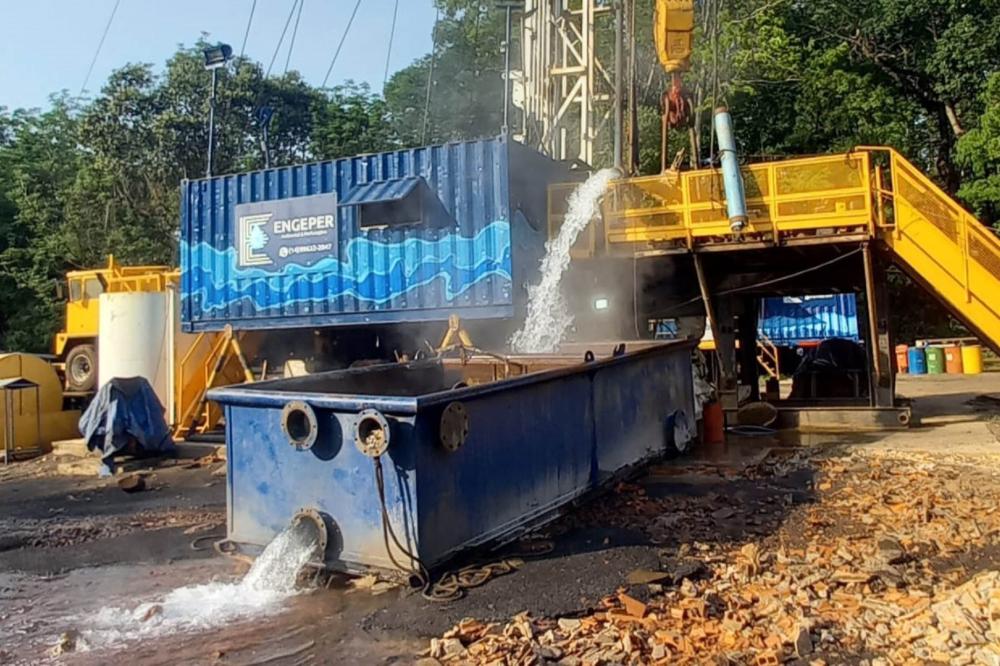 Sanepar vai abastecer Dois Vizinhos com água captada a mais de mil metros de profundidade Foto: Sanepar