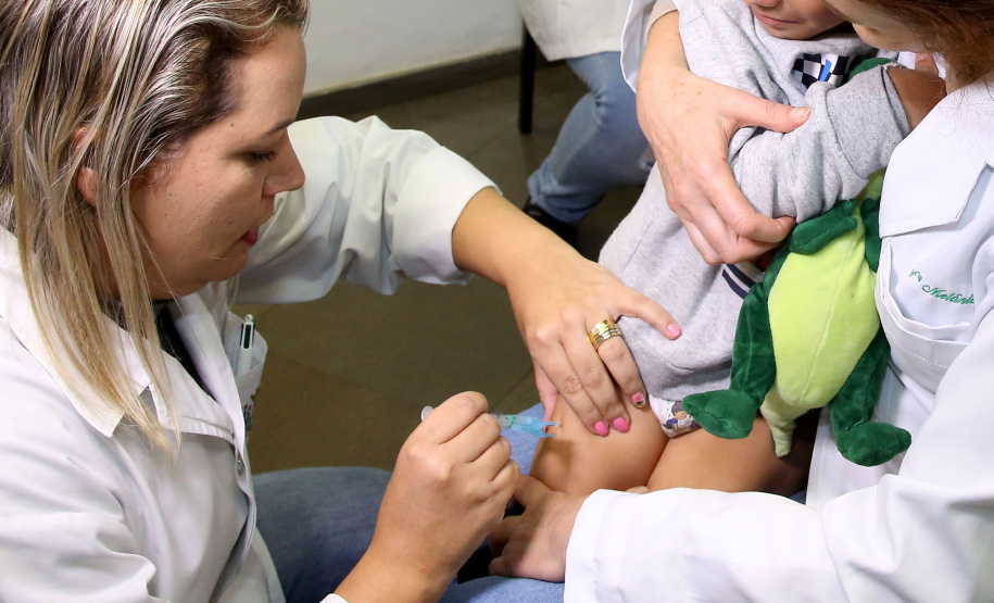 Paraná reforça importância do monitoramento e da vacinação contra a poliomielite. Foto: Jaelson Lucas/Arquivo AEN
